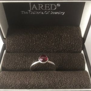 Jared Pandora Ruby Sterling Silver Ring*BRAND NEW*
